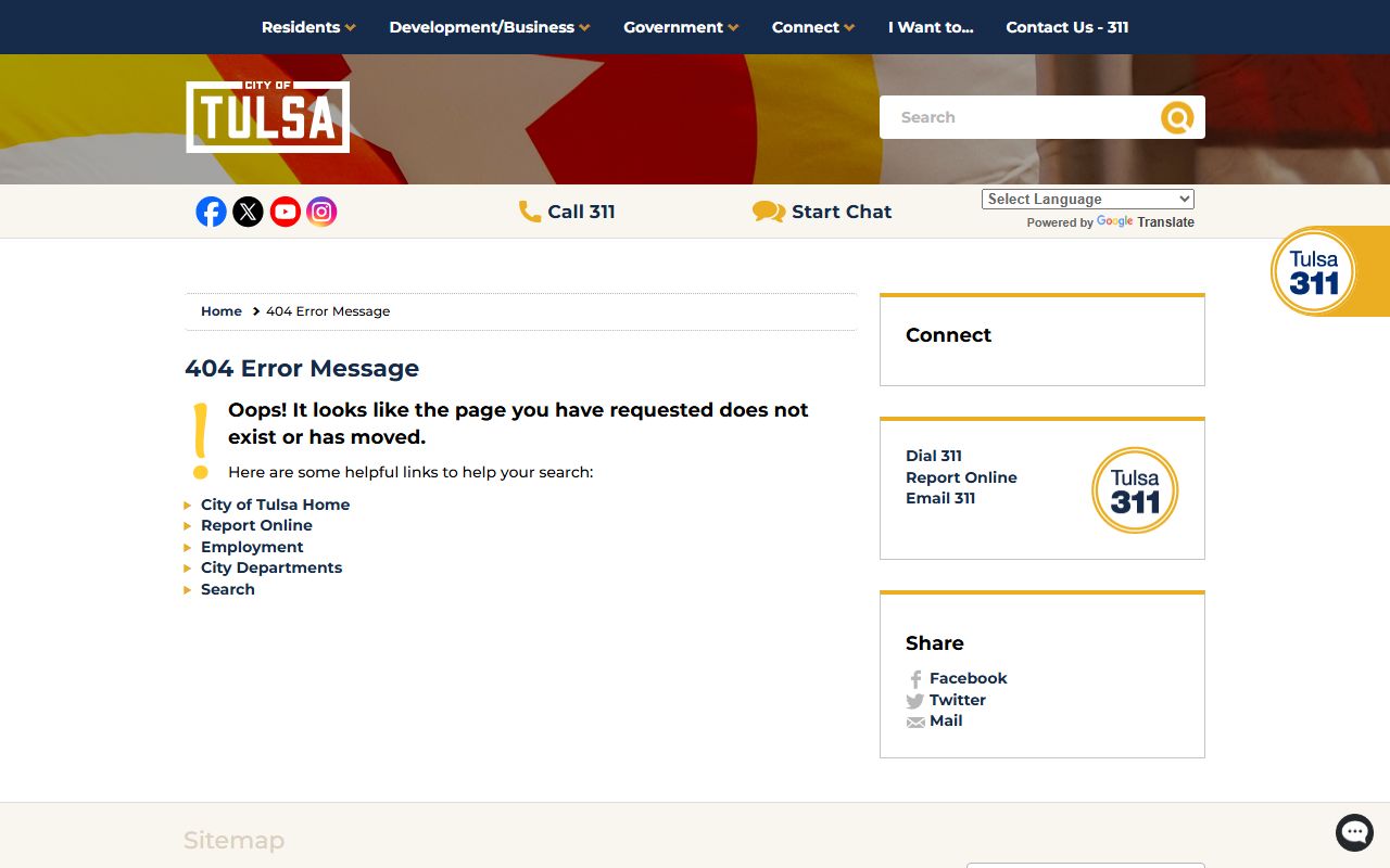 Tulsa Municipal Court website showing case information and payment options